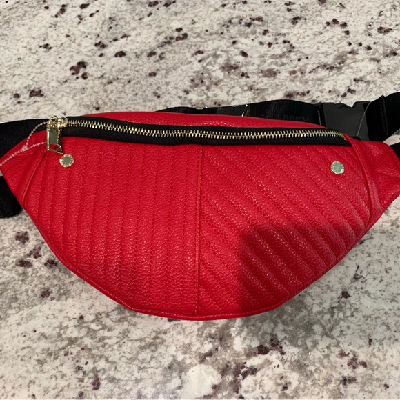 Steve Madden Bags Steve Madden Red Bfrannie Fanny Pack Belt